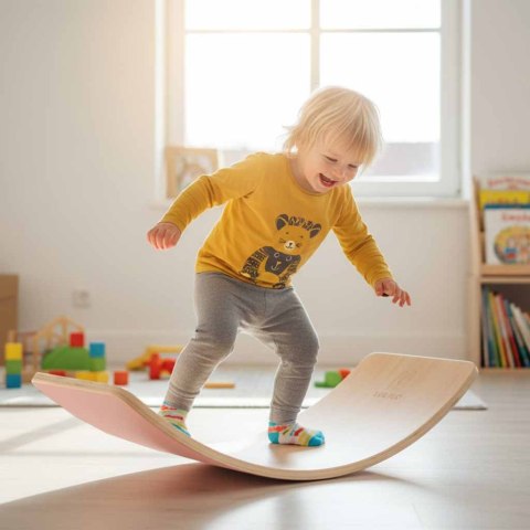 Deska do balansowania z filcem LULILO AJLO różowy