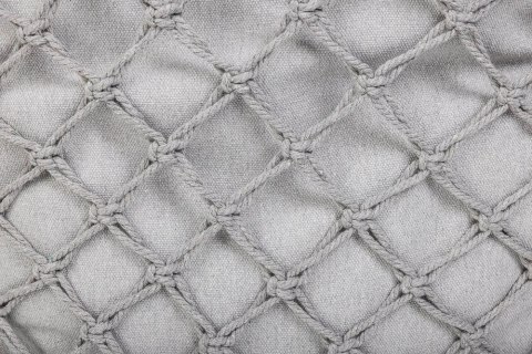 Huśtawka ogrodowa LUARO bocianie gniazdo z poduszką XXL szare 80cm 150kg