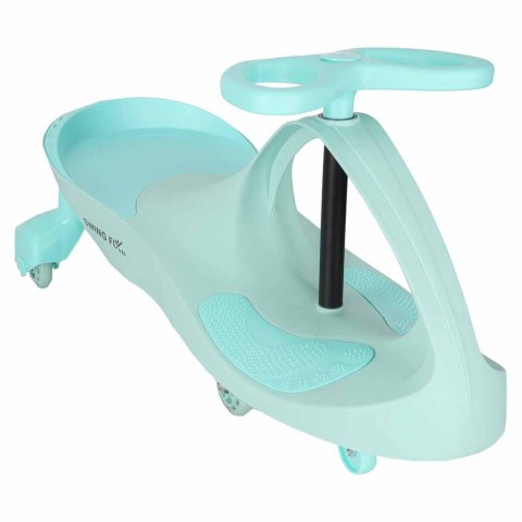 Jeździk grawitacyjny LED Swing Fix S3 świecące koła miętowy