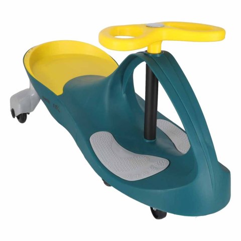 Jeździk grawitacyjny świecące koła LED butelkowy żółty