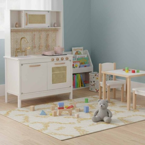 Kuchnia dla dzieci drewniana MDF retro z akcesoriami BOHO 100cm