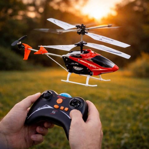 Helikopter zdalnie sterowany na pilota RC SYMA S5 3CH czerwony