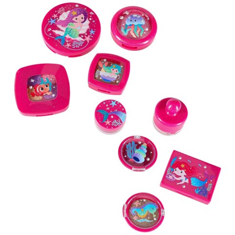 Kuferek zestaw kosmetyków do makijażu i paznokci makeup dla dzieci 22 elementy