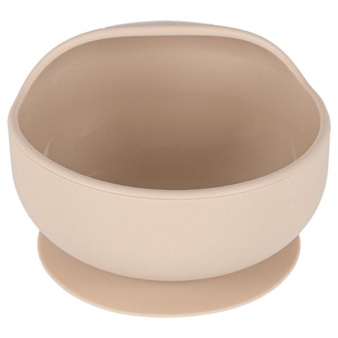 Naczynia silikonowe dla dzieci niemowląt krab zestaw 9 elementów beżowe