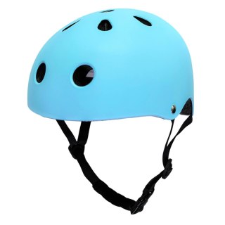 Kask rowerowy dla dziecka Trike Fix dziecięcy regulowany LED M 55-58cm niebieski