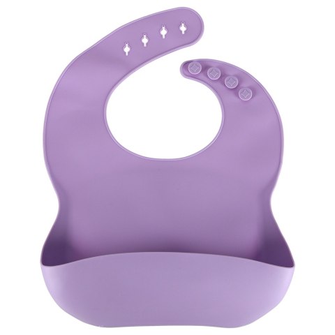 Naczynia silikonowe dla dzieci zestaw 8 elementów fioletowe