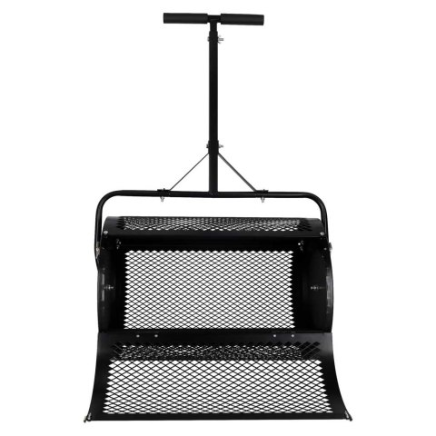 Rozsiewacz kompostu nawozu do trawnika LUARO walec siatkowy ogrodowy siewnik