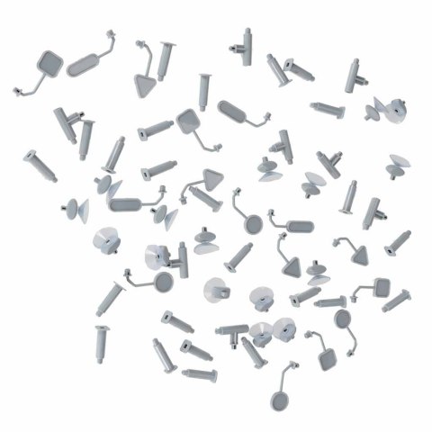 Klocki magnetyczne konstrukcyjne tor wyścigowy pociągi 140 elementów