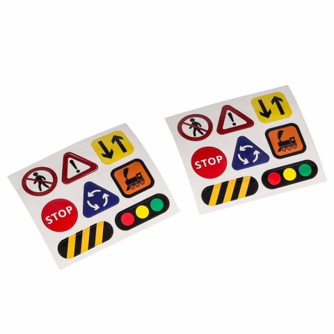 Klocki magnetyczne konstrukcyjne tor wyścigowy pociągi 65 elementów