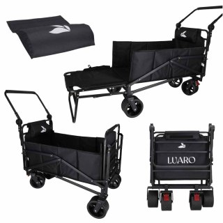 Wózek transportowy LUARO składany łóżko polowe 2w1