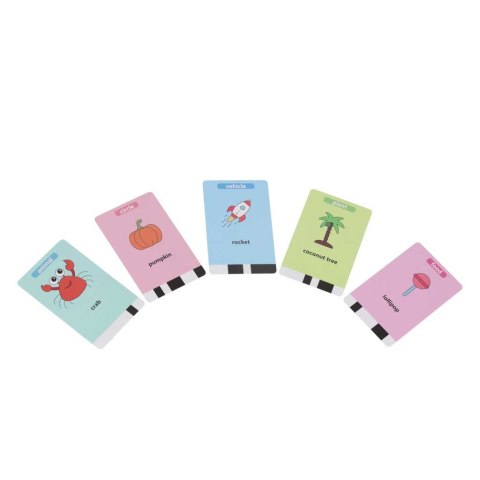 Zabawka interaktywna edukacyjna robot nauka rysowania fiszki mazaki różowy