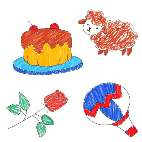 Zabawka interaktywna robot nauka rysowania fiszki kolorowe mazaki niebieski