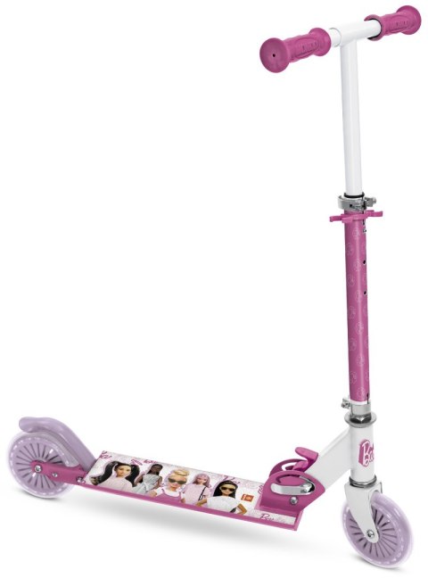Hulajnoga dla Dzieci Dziecięca Barbie Dwukołowa Składana ABEC-5 MONDO 50 kg