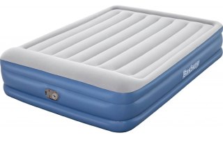 Materac BESTWAY Tritech Queen z Pompką Dwuosobowy Wysoki 203x152x46 cm
