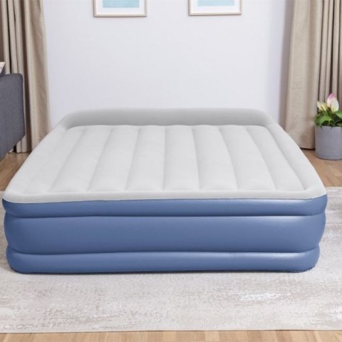 Materac BESTWAY Tritech Queen z Pompką Dwuosobowy Wysoki 203x152x46 cm