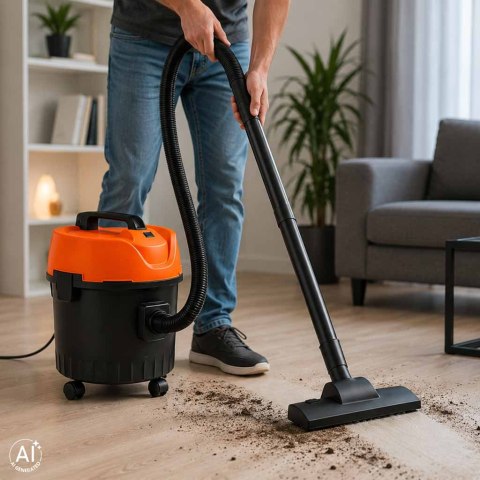 Odkurzacz warsztatowy do kominka sucho mokro dmuchawa 15L 15000Pa 1400W