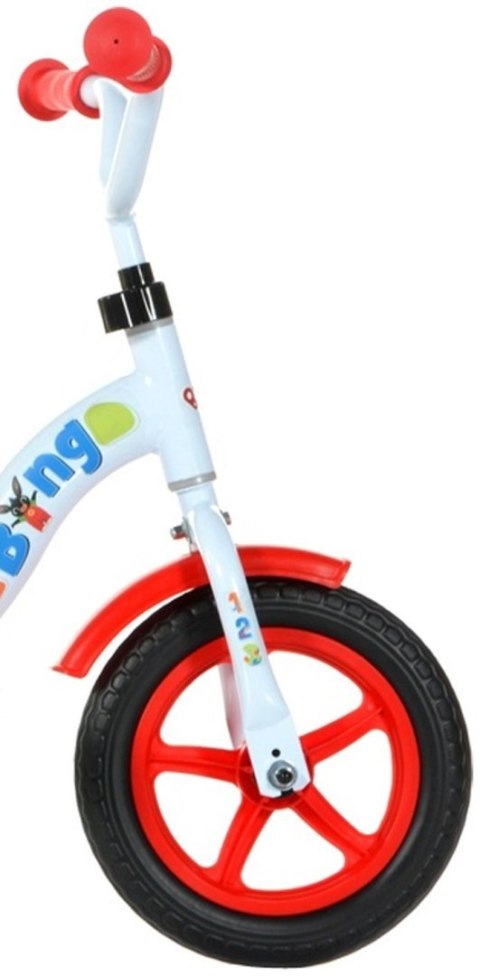 Rowerek Dziecięcy 10 Cali Królik Bing Popychacz Prowadnik Dino Bikes