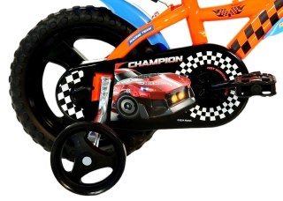 Rowerek Dziecięcy 12 Cali Hot Wheels Kółka Boczne Wolnobieg Dino Bikes