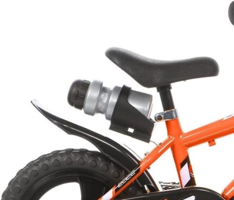 Rowerek Dziecięcy 12 Cali Kółka Boczne Pomarańczowy Dino Bikes