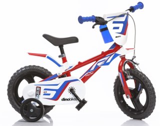 Rowerek Dziecięcy 12 Cali R1 Sport Kółka Boczne Wolnobieg Dino Bikes