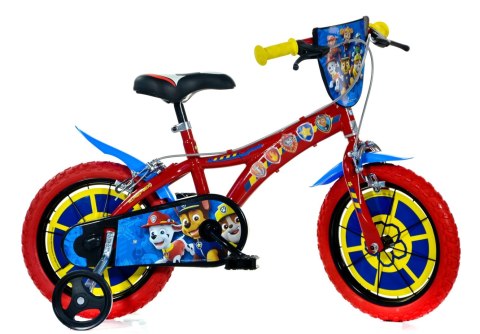 Rowerek Dziecięcy 14 Cali Psi Patrol Paw Patrol Hamulec Dino Bikes