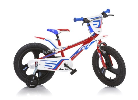 Rowerek Dziecięcy 14 Cali R1 Sport Czerwony Hamulec Dino Bikes