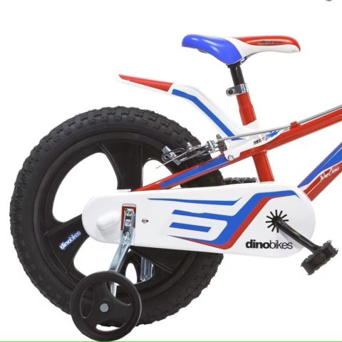 Rowerek Dziecięcy 14 Cali R1 Sport Czerwony Hamulec Dino Bikes