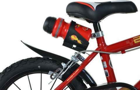 Rowerek Dziecięcy 14 Cali Zygzak McQueen Cars Auta Hamulec Dino Bikes