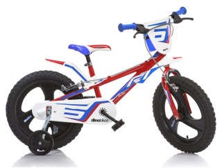 Rowerek Dziecięcy 16 Cali R1 Sport Czerwony Hamulec Dino Bikes