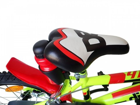 Rowerek Dziecięcy 16 Cali Żółty Kółka Boczne Wolnobieg Dino Bikes