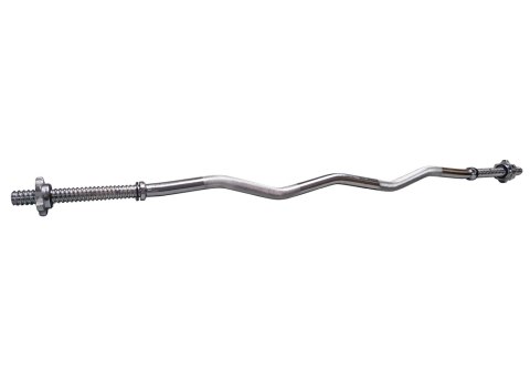 Gryf Łamany Oburęczny do Ćwiczeń Siłowych Cieżarów KUBISPORT 1200/30 mm