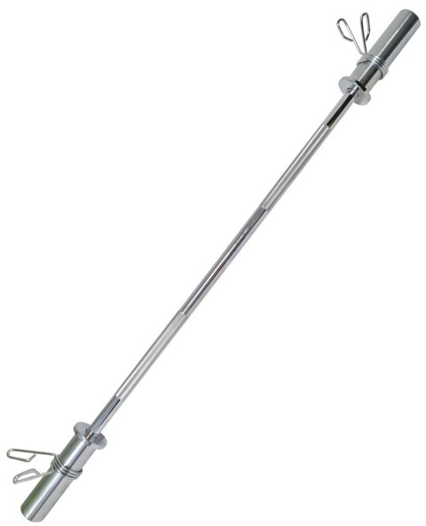 Gryf Olimpijski Dwuręczny Prosty Krótki do Treningu KUBISPORT 1200/50 mm