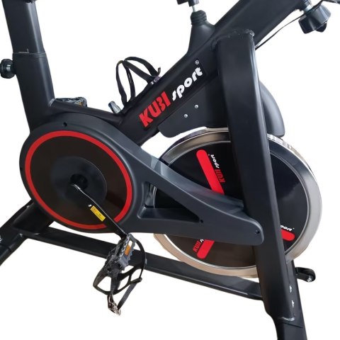 Rower Stacjonarny Treningowy Spinningowy Cichy Bluetooth KUBISPORT 105x48cm