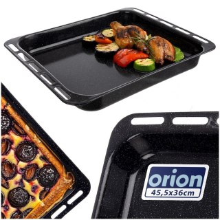 Blacha do Pieczenia Prostokątna Emaliowana Głęboka ORION 44,5 x 36 x 5 cm