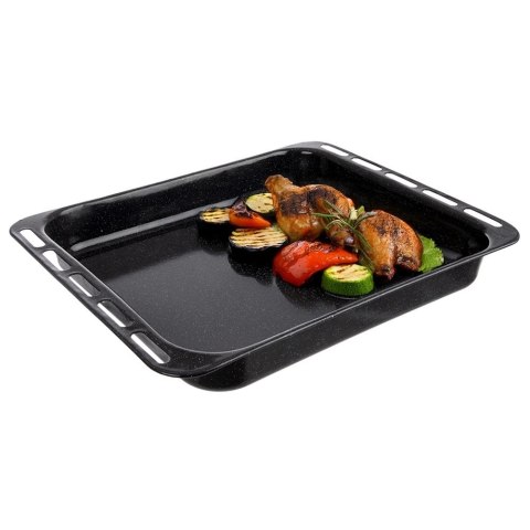 Blacha do Pieczenia Prostokątna Emaliowana Głęboka ORION 44,5 x 36 x 5 cm