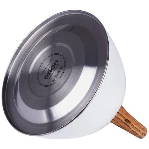 Czajnik z Gwizdkiem Nierdzewny Dekoracyjny Stalowy Biały ORION 3 L