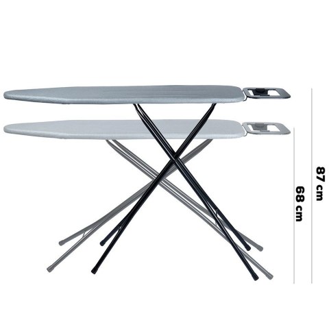 Deska do Prasowania Szara Solidna Regulowana VILDE 130 x 34 x 87,5 cm