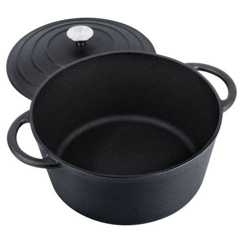 Garnek Żeliwny Solidny Gaz Indukcja Solidny Uniwersalny VILDE 33x26x12 cm