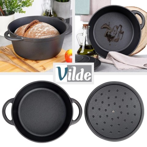 Garnek z pokrywką żeliwny CAST LINE 28 cm, 5,9 l