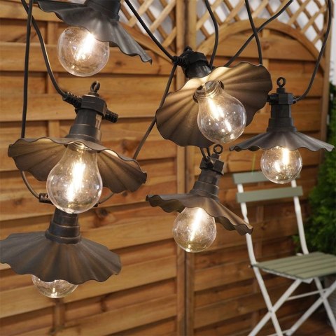 Girlanda Ogrodowa Ozdobna Żarówki Lampki VILDE LED 5,5 m 6 szt.