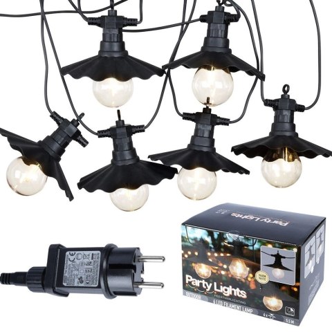 Girlanda Ogrodowa Ozdobna Żarówki Lampki VILDE LED 5,5 m 6 szt.