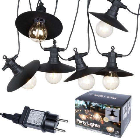 Girlanda Ogrodowa Żarówki Lampki Ozdobne VILDE LED 5,5 m 6 szt.