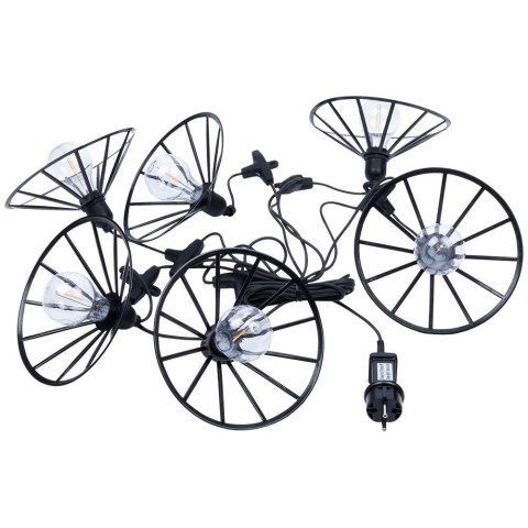 Girlanda Ogrodowa Żarówki Lampki Świąteczne VILDE LED 5,5 m 6 szt.