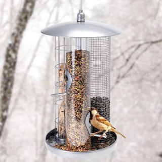 Karmnik dla Ptaków na Kule Tłuszczowe Metalowy Potrójny ORION 36,5 cm