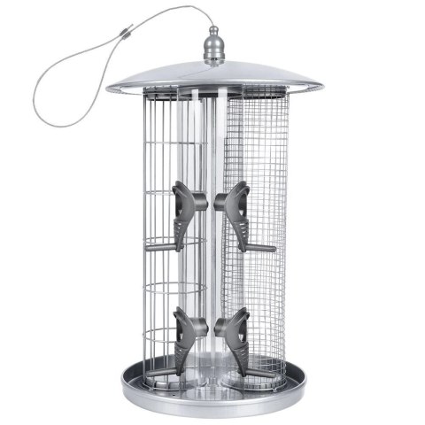 Karmnik dla Ptaków na Kule Tłuszczowe Metalowy Potrójny ORION 36,5 cm