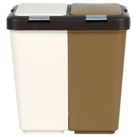 Kosz na Śmieci do Segregacji Odpadów Podwójny Plastikowy Trwały ORION 2x10l