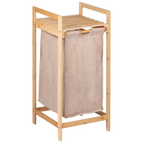 Kosz na pranie bambusowy 33x33x73cm