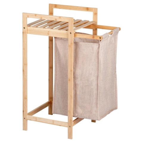 Kosz na pranie bambusowy 33x33x73cm