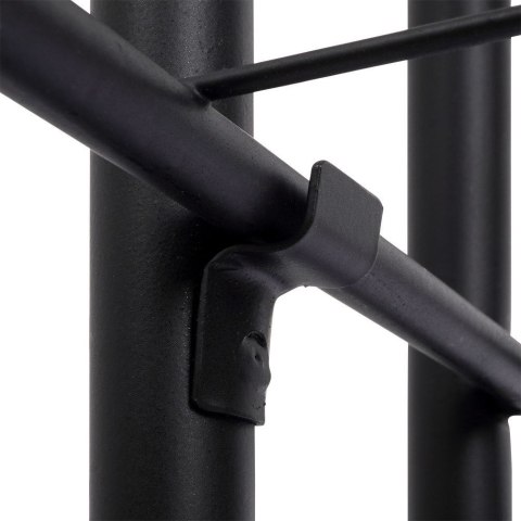Kwietnik 8-poziomowy na doniczki metalowy czarny 153 cm