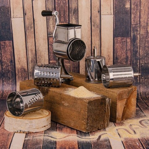 Maszynka do Mielenia Tarcia Mięsa Sera Warzyw Ręczna Solidna ORION 6 el.